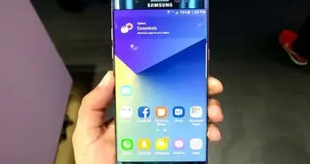 علامت شارژ باتری گلکسی نوت ۷ سالم سبز رنگ است