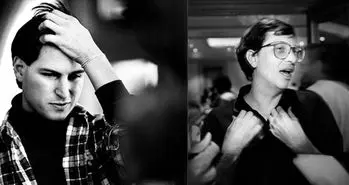 بیل گیتس و استیو جابز در جوانی