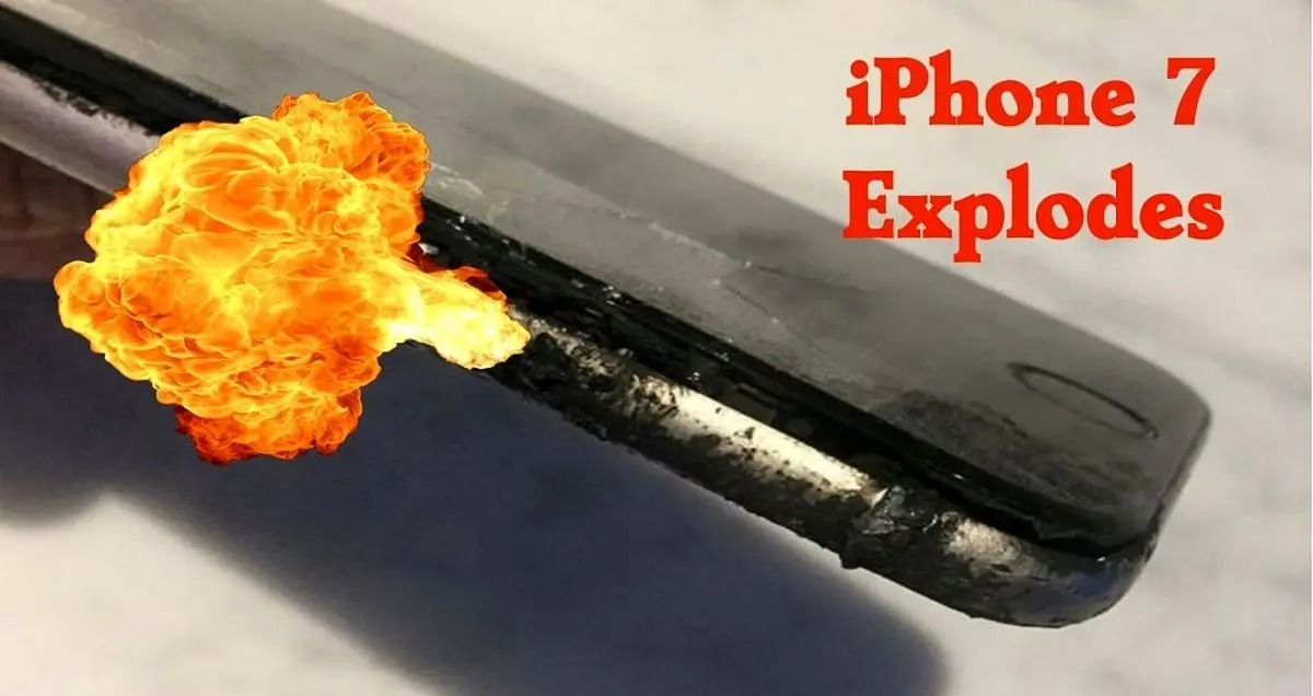 آیفون ۷ هم منفجر شد
