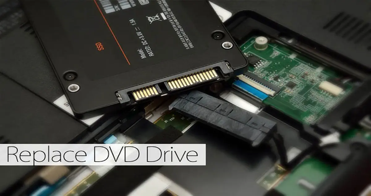 آموزش جایگزین کردن دی ‌وی‌ دی رایتر لپ ‌تاپ با یک هارد دیسک
