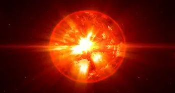 پرتاب توپ های پلاسمایی از ستاره ای در حال مرگ