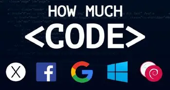 آیا می دانید بزرگترین فناوری های روز دنیا با چند خط کد نوشته شده اند؟