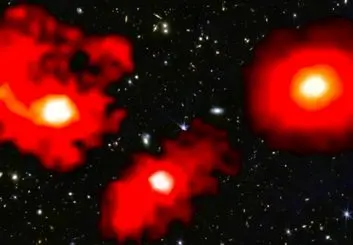 کشف ۳ کهکشان غول‌پیکر سرخ‌ توسط تلسکوپ «جیمز وب»