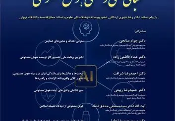 دکتر جواد صالحی در صدر سخنرانان همایش «مبانی علمی و فلسفی هوش مصنوعی» فرهنگستان علوم