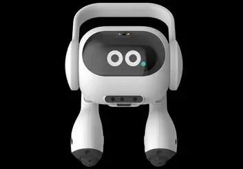 ال‌جی از یک ربات دوپای کوچک برای مراقبت از حیوانات خانگی رونمایی کرد
