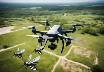 پهپاد و هوش مصنوعی در تعقیب پشه‌ها!