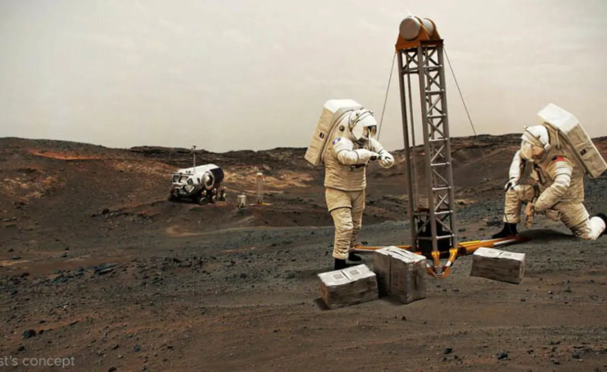 ناسا نقشه‌های جدید و دقیقی از یخ‌های مدفون در مریخ منتشر کرد