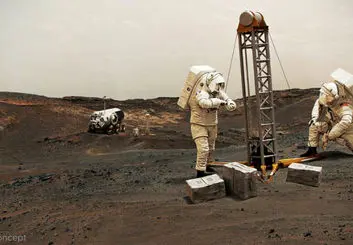 ناسا نقشه‌های جدید و دقیقی از یخ‌های مدفون در مریخ منتشر کرد