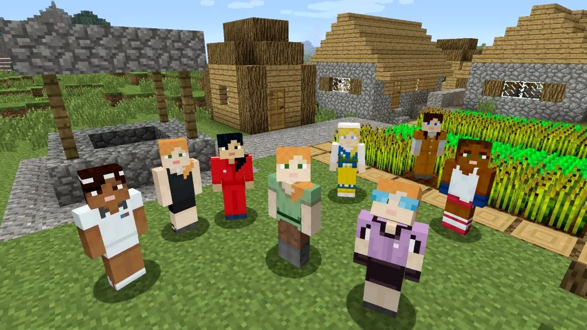 حالت های مختلف بازی Minecraft و Shadow fight