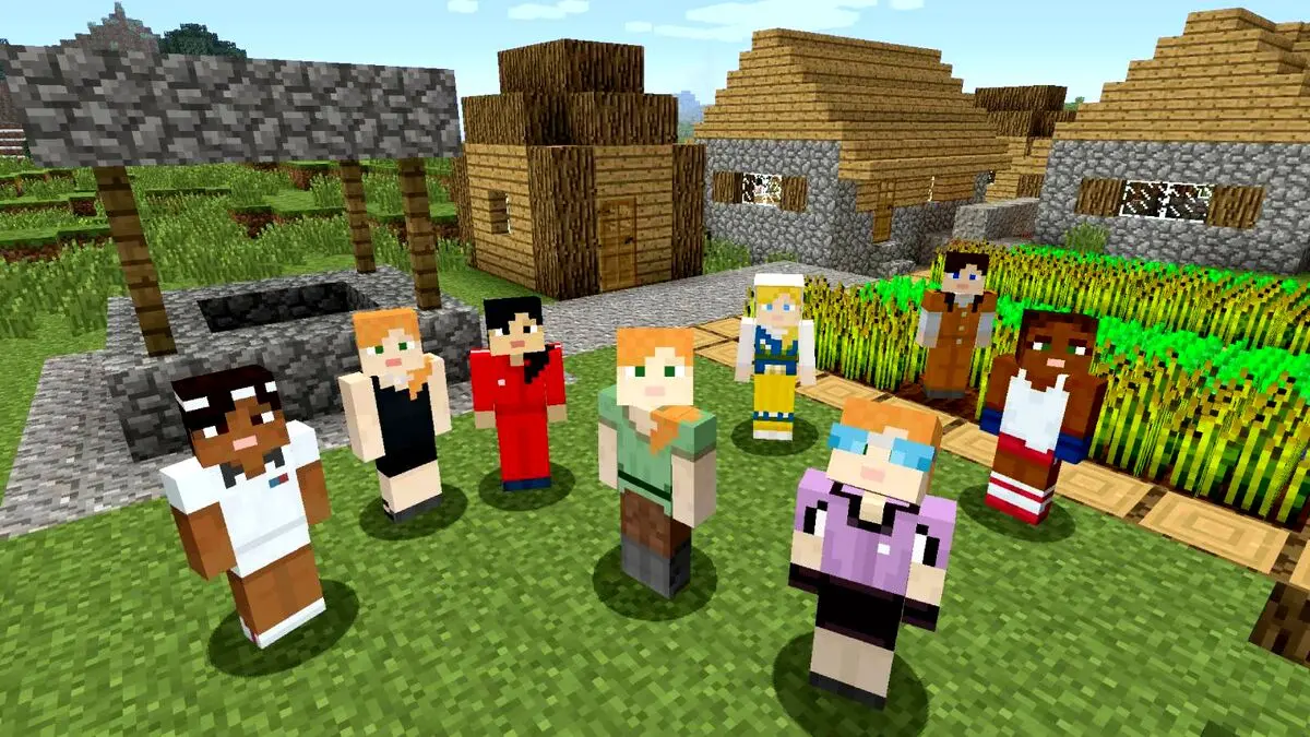 حالت های مختلف بازی Minecraft و Shadow fight