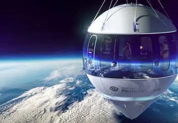 نخستین کپسول برای گردشگری فضایی رونمایی شد
