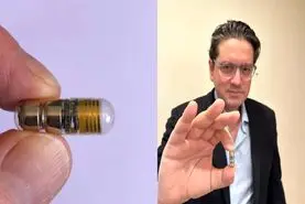 نظارت بر علائم حیاتی با حسگر قابل بلعیدن
