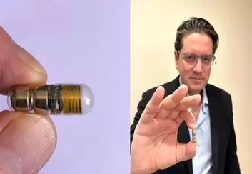 نظارت بر علائم حیاتی با حسگر قابل بلعیدن
