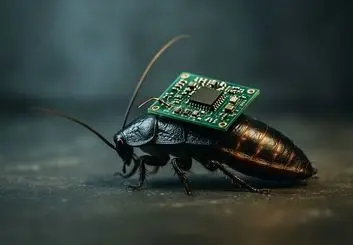 سوسک‌های جاسوس با مغز مصنوعی!