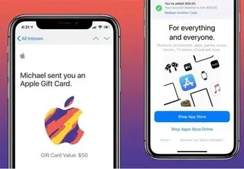 شارژ اپل آیدی با خرید گیفت کارت آیتونز