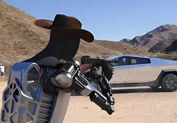 ایلان ماسک می‌گوید ربات انسان‌نمای تسلا احتمالاً سال 2024 می‌تواند اسلحه به دست بگیرد