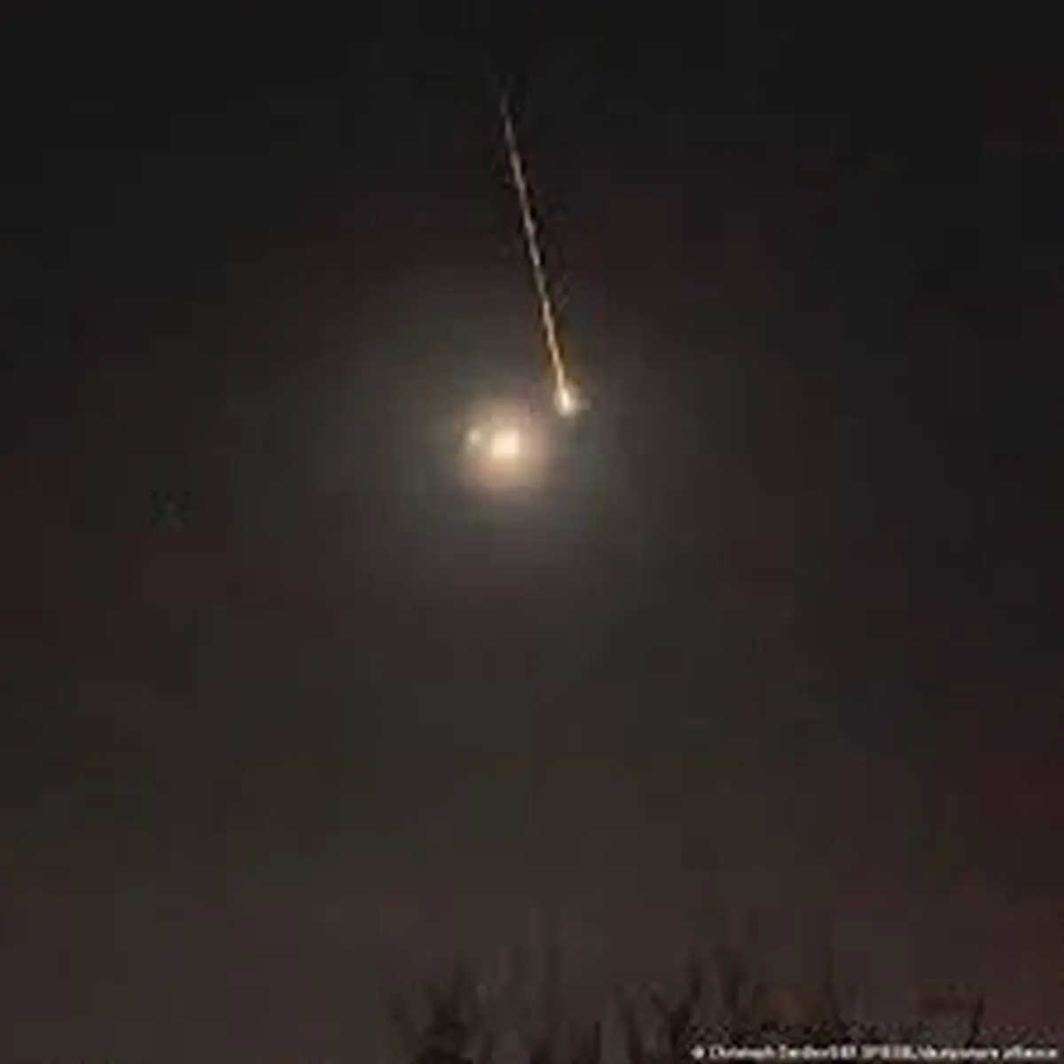 شهاب سنگی که آسمان برلین را روشن کرد