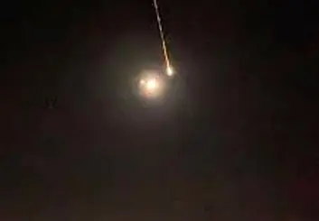 شهاب سنگی که آسمان برلین را روشن کرد