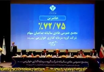 مجمع «وخارزم» 20 تومان سود تقسیم کرد