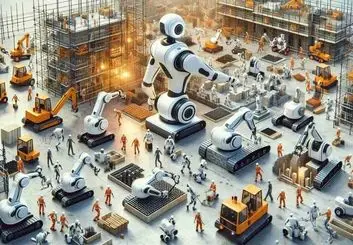 رباتها جای کارگران ساختمانی را گرفتند