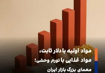 از دلار ترجیحی تا گرانی افسارگسیخته؛ آشفتگی در بازار مواد غذایی عمیق‌تر شد»