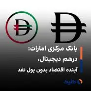 درهم دیجیتال تا پایان ۲۰۲۵ عرضه خواهد شد