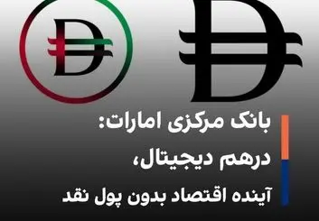 درهم دیجیتال تا پایان ۲۰۲۵ عرضه خواهد شد